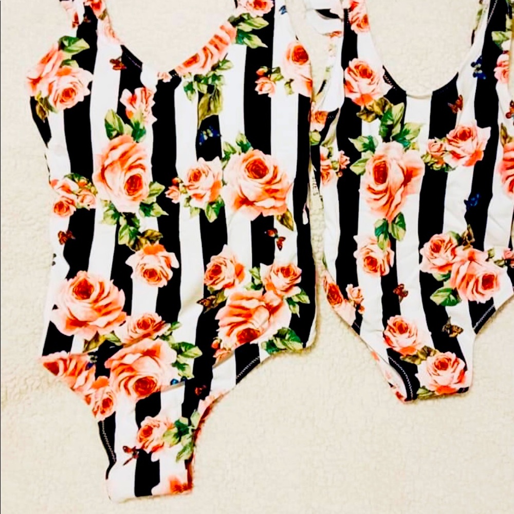 Mommy and Me one piece swimsuits